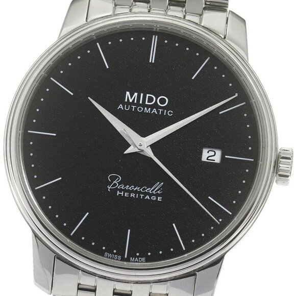MIDO Baroncelli Date black Dial Automatic Men's Watch - Picture 1 of 7